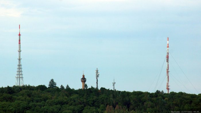 Blick vom Würzburger Schalksberg auf die Frankenwarte