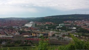 Blick vom Würzburger Stein auf die Stadt