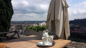 Schloss Steinburg in Würzburg am 28. Juli 2021