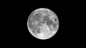 Abnehmender Vollmond am 22. August 2021