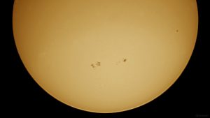 Sonnenfleckenaktivität am 8. September 2021