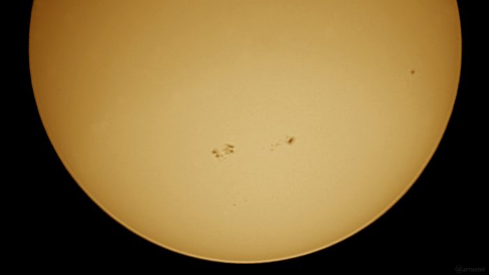 Sonnenfleckenaktivität am 8. September 2021
