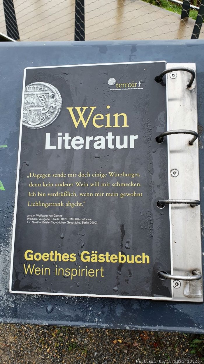 terroir f Würzburg - Wein und Literatur