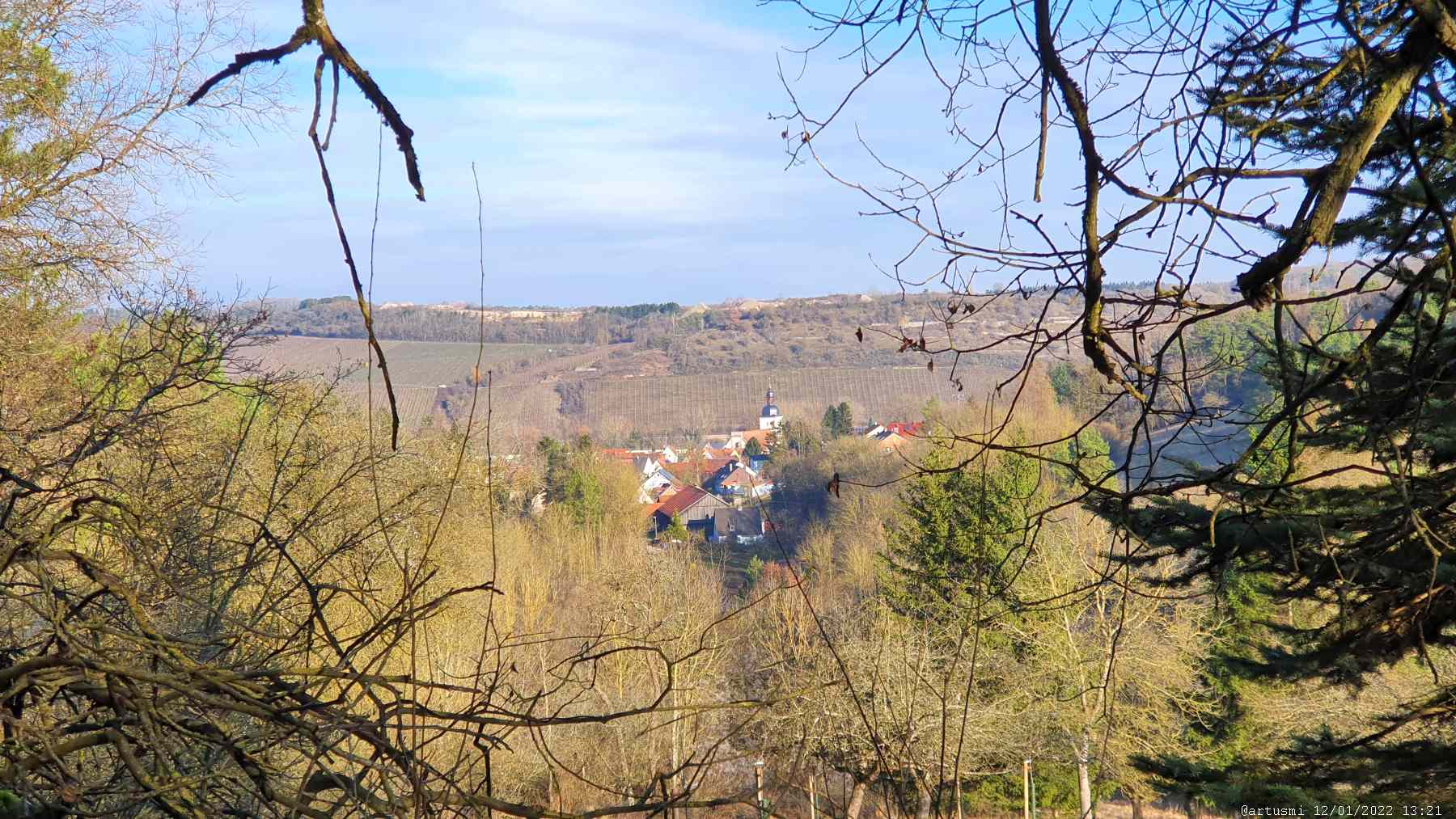 Blick vom Urlesberg auf Goßmannsdorf