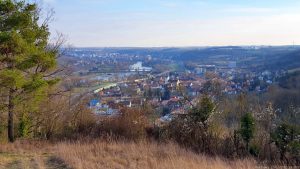 Blick vom Alten Berg auf Goßmannsdorf