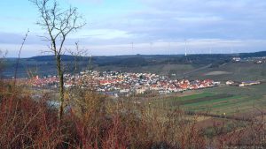 Blick vom Alten Berg auf Sommerhausen