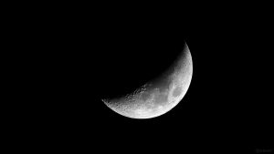 Zunehmender Mond am 8. März 2022