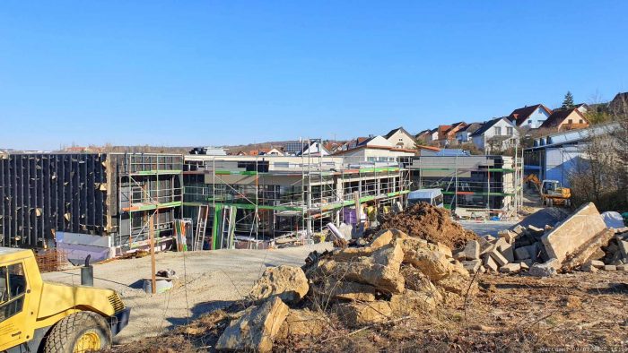 Teilneubau der Grundschule Eisingen-Waldbrunn in Eisingen am 9. März 2022