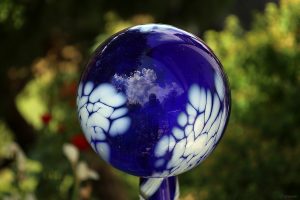 Rosenkugel in unserem Garten