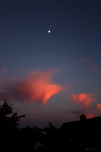 Südhimmel von Eisingen zehn Minuten nach Sonnenuntergang