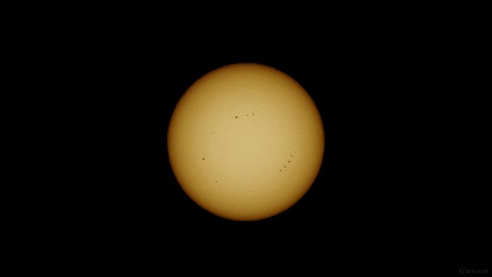 Sonnenfleckenaktivität am 16. Juni 2022