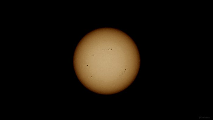 Sonnenfleckenaktivität am 16. Juni 2022