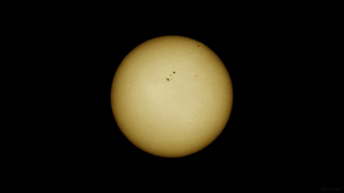 Sonnenfleckenaktivität am 21. Juni 2022