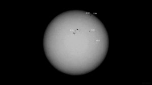 Sonnenfleckenaktivität am 21. Juni 2022