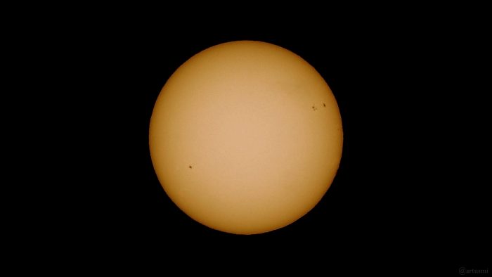 Sonnenfleckenaktivität am 24. Juni 2022