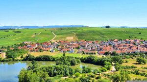 Nordheim an der Mainschleife bei Volkach am 2. Juli 2022