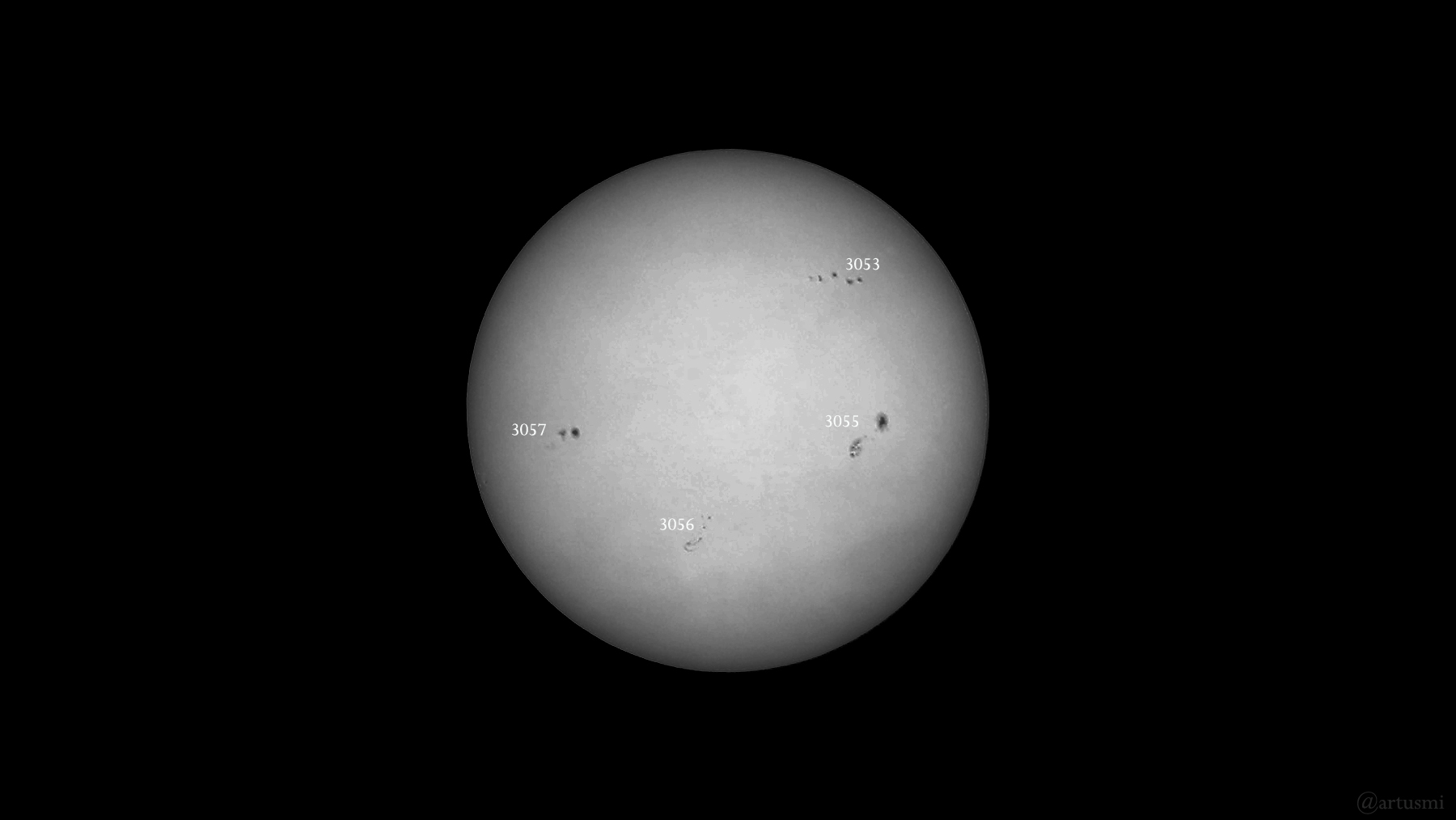 Sonnenfleckenaktivität am 14. Juli 2022