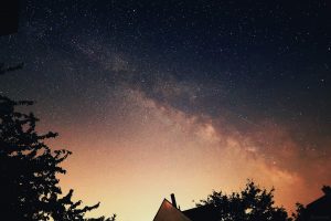 Milchstraße und Sommerdreieck am 21. Juli 2022 am Südhimmel von Eisingen