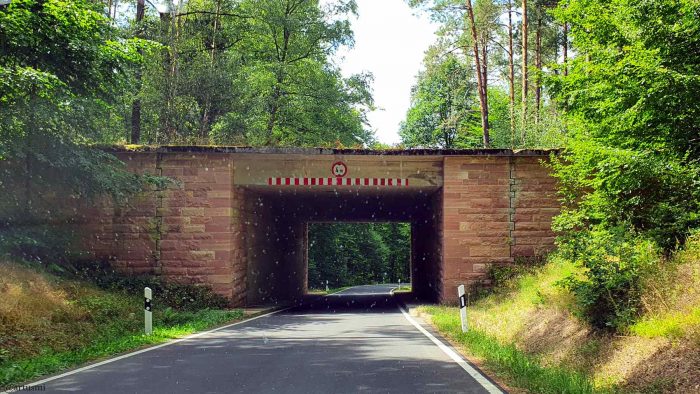 Strecke 46: Bauwerk 91 - Straßenunterführung zwischen Burgsinn und Gräfendorf