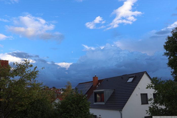 Wetterbild aus Eisingen vom 3. September 2022