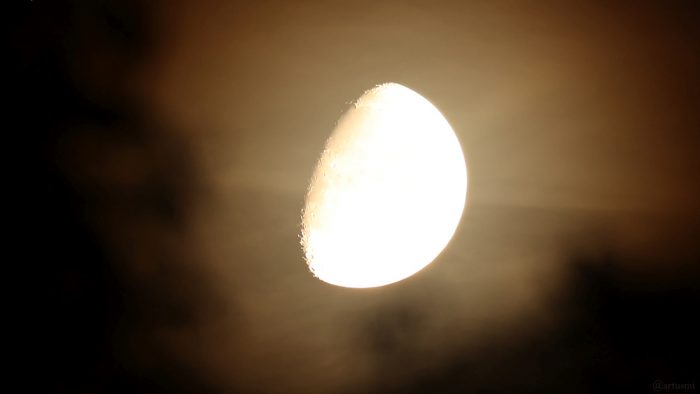 Zunehmender Mond am 5. September 2022