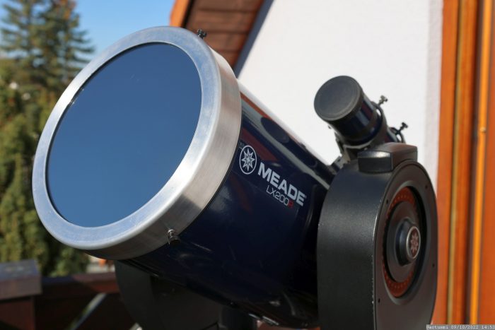 Meade Teleskop ACF-SC 203/2000 8" UHTC LX200 GoTo mit Sonnenfilter aus Glas