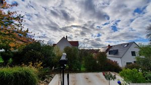 Wetterbild aus Eisingen während der partiellen Sonnenfinsternis