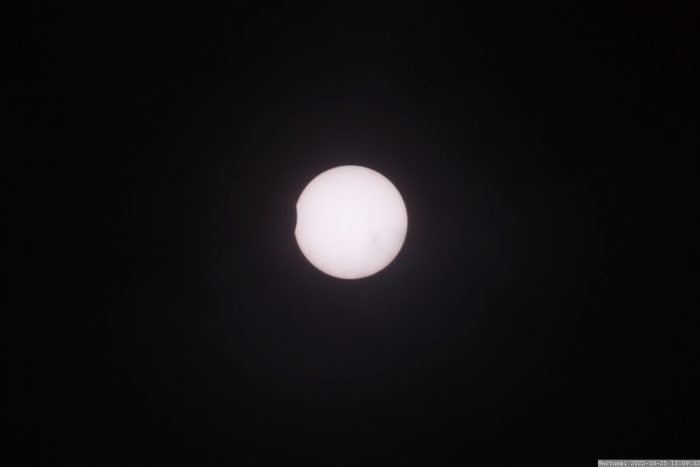 Partielle Sonnenfinsternis am 25. Oktober 2022