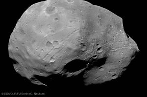 Marsmond Phobos - Bild: © ESA/DLR/FU Berlin