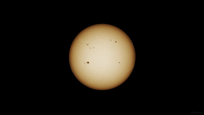 Sonnenfleckenaktivität am 17. Januar 2023