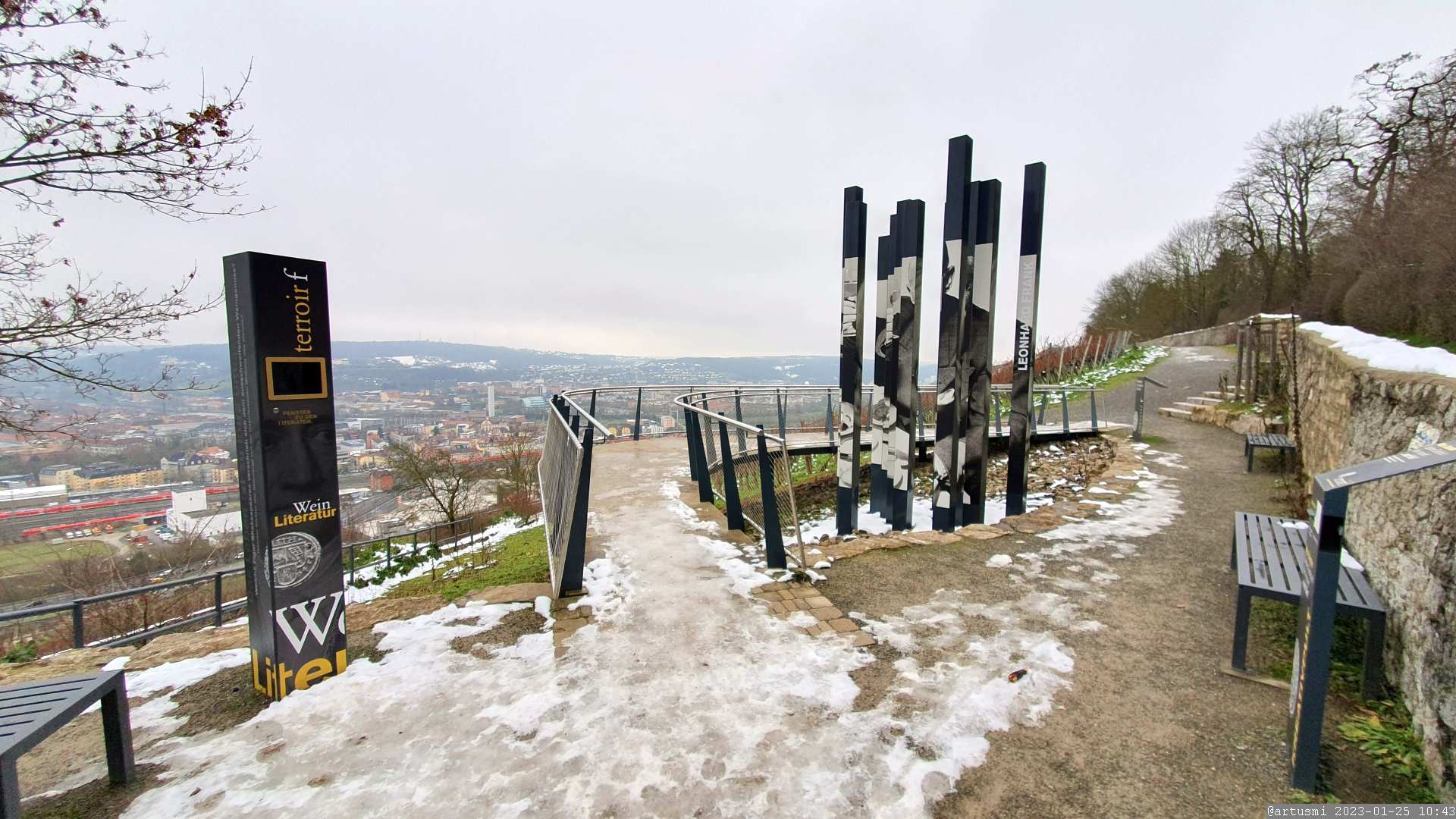 Nicht nur Würzburg liegt Ende Januar 2023 unter dichter Wolkendecke