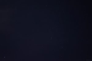 Stern Sirius und Sternbild Orion am 3. März 2023 am Südwesthimmel von Eisingen