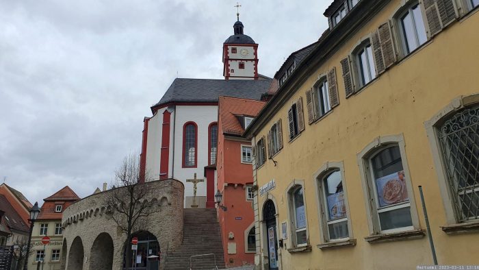 Dettelbach am Main im Landkreis Kitzingen am 11. März 2023