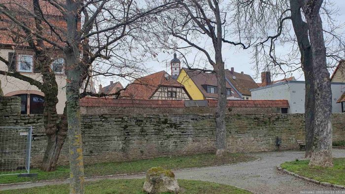 Dettelbach am Main im Landkreis Kitzingen am 11. März 2023