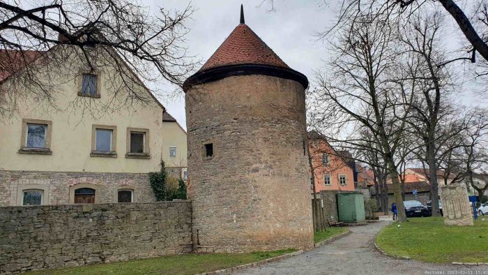 Dettelbach am Main im Landkreis Kitzingen am 11. März 2023
