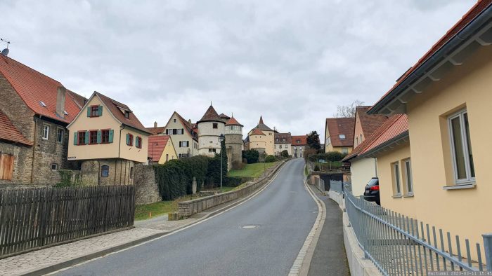 Dettelbach am Main im Landkreis Kitzingen am 11. März 2023