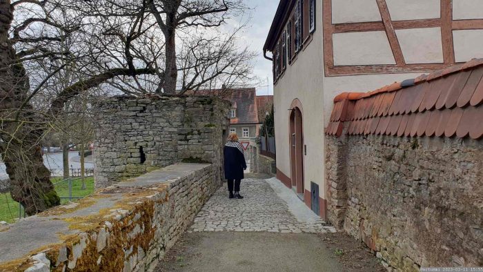 Dettelbach am Main im Landkreis Kitzingen am 11. März 2023