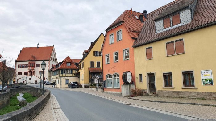 Dettelbach am Main im Landkreis Kitzingen am 11. März 2023