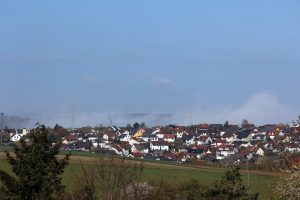 Nebelauflösung am 14. April 2023 in Waldbrunn