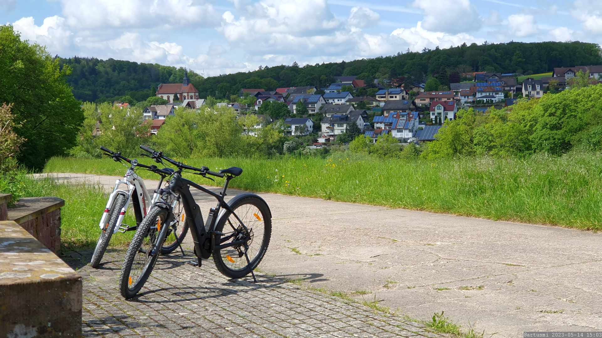 Fahrradtour am Muttertag 2023 nach Holzkirchen im Lkr. Würzburg