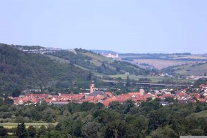 Eibelstadt und Festung Marienberg in Würzburg am Main