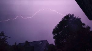 Blitz während des Gewitters am 22. Juni 2023