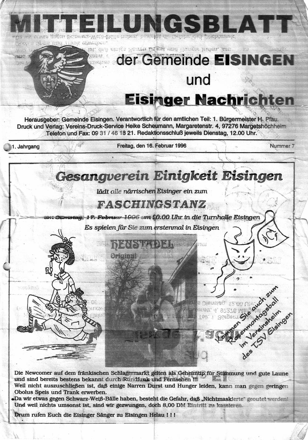 Mitteilungsblatt der Gemeinde Eisingen