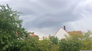 Durchzug eines Gewitters am 24. Juli 2023