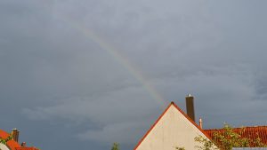 Regenbogen am Abend des 2. August 2023