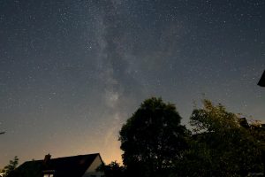 Die Milchstraße am 12. August 2023 am Südwesthimmel von Eisingen