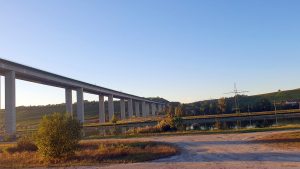 Mainbrücke Marktbreit am 20. September 2023