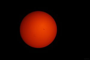 Sonnenfleckenaktivität am 24. September 2023