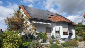 Unsere PV-Anlage am 4. Oktober 2023