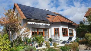 Unsere PV-Anlage am 14. Oktober 2023